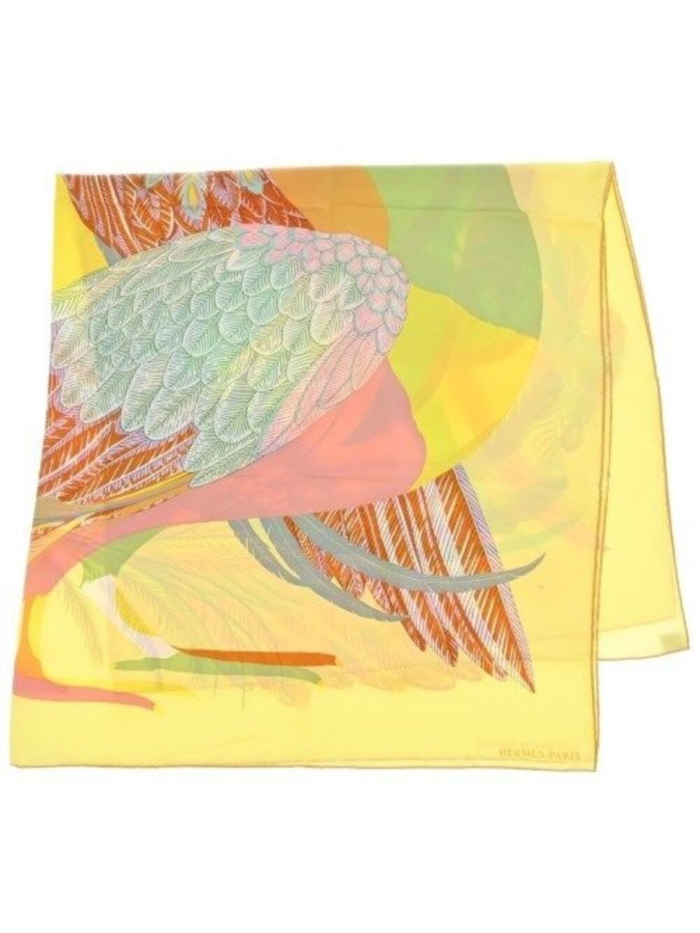 Hermes Bandana Scarf Yellow